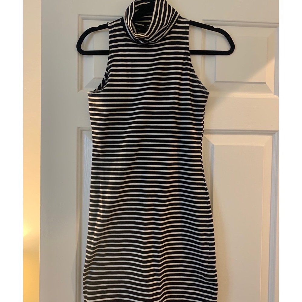 Turtle neck tank top dress